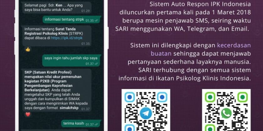 Penerapan Teknologi Chatbot dalam Layanan IPK Indonesia