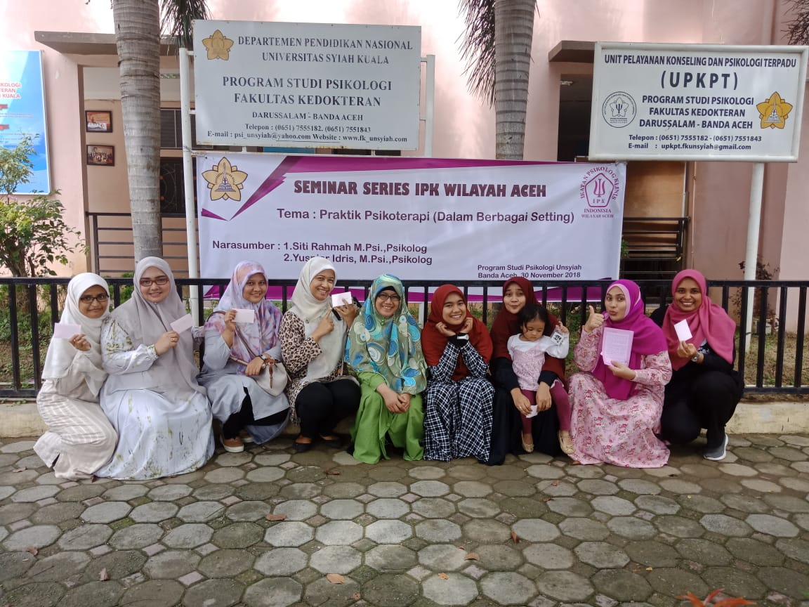 Seminar Series IPK Wilayah Aceh :  Praktik Psikoterapi dalam Berbagai Setting
