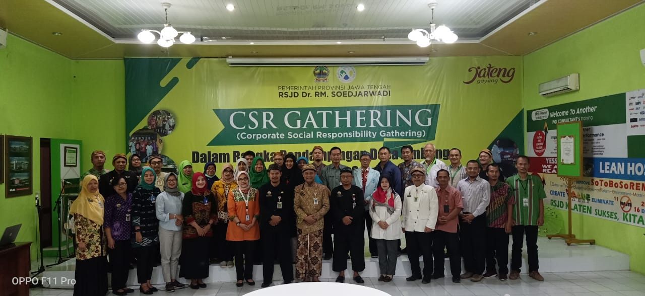Keikutsertaan IPK Indonesia Wilayah Jateng dalam CSR Gathering RSJD Dr. RM. Soedjarwadi Klaten