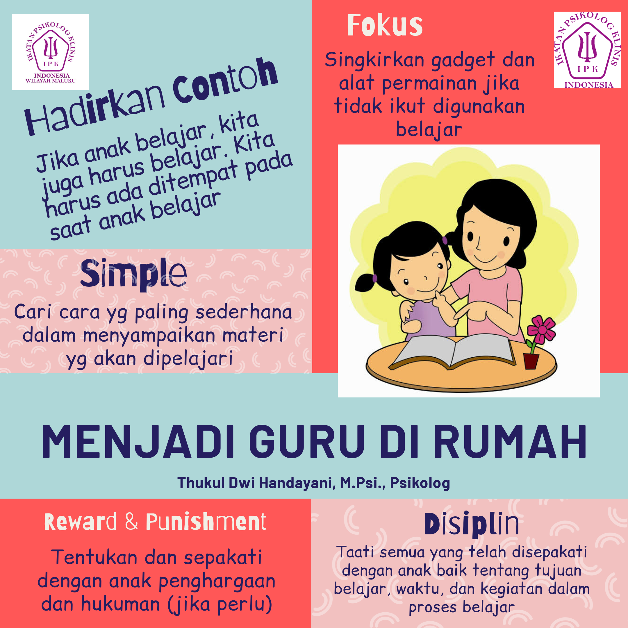 Psikoedukasi Covid-19 : Menjadi Guru di Rumah