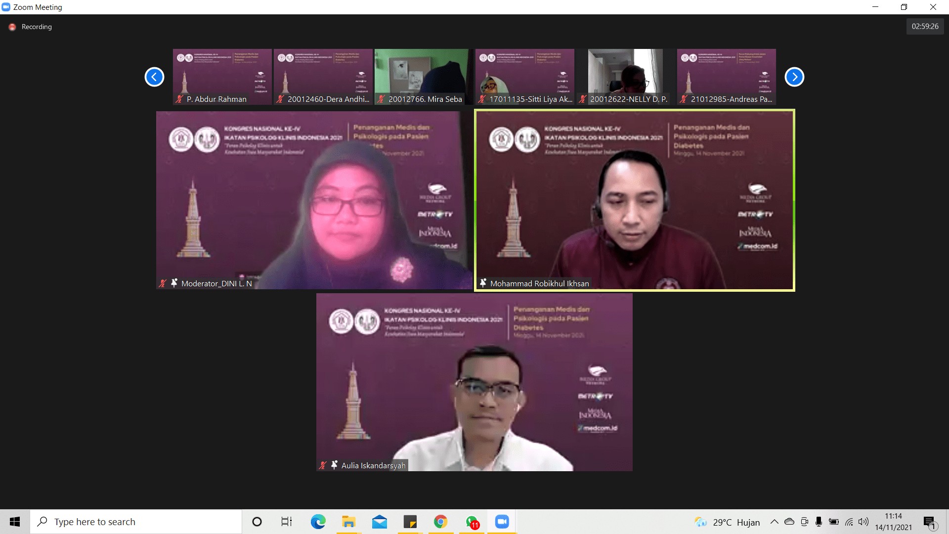 Webinar Pra Kongres Nasional IPK Indonesia Penanganan Medis dan Psikologis Pada Pasien Diabetes