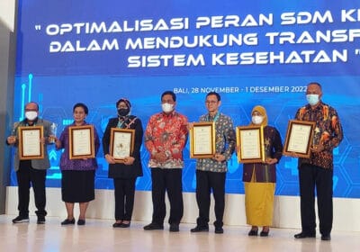 IPK Indonesia Mendapatkan Penghargaan dari Kementerian Kesehatan pada Rapat Koordinasi Nasional SDM Kesehatan 2022