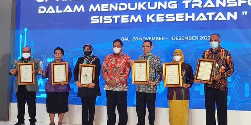 IPK Indonesia Mendapatkan Penghargaan dari Kementerian Kesehatan pada Rapat Koordinasi Nasional SDM Kesehatan 2022